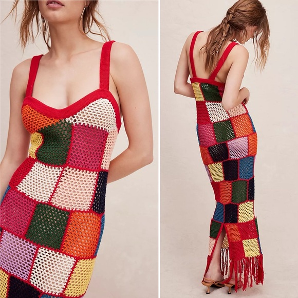 Carolina K Vera Hand Crochet Dress Size XS - Picture 11 of 15